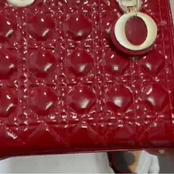 Dior Elegant Inspiration Burgundy Handbag - Picture 5 of 8